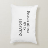 猫の言葉を使った枕 アクセントクッション (裏面(縦))