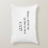 猫の言葉を使った枕 アクセントクッション (正面(垂直))