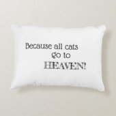 猫の言葉を使った枕 アクセントクッション (裏面)