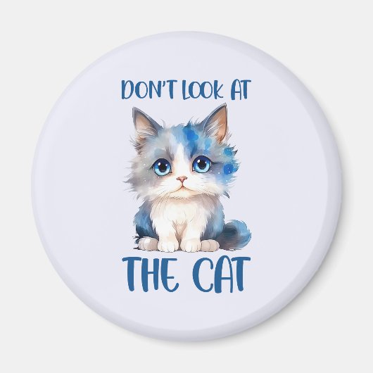 猫の言葉を見なおもしろいさい マグネット (正面)