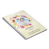 猫の記念のカスタムな写真ジャーナル ノートブック (右側)