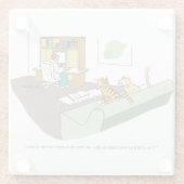 猫の話 ガラスコースター (裏面)