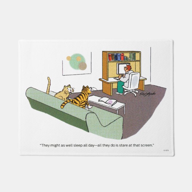 猫の話 ドアマット (正面)