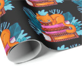 猫の認定図書 ラッピングペーパー (ロールコーナー)