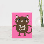 猫の誕生会 カード (正面)