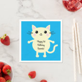 猫の誕生会 スタンダードカクテルナプキン (インサイチュ)