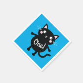 猫の誕生会 スタンダードカクテルナプキン (角)