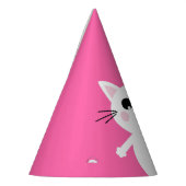 猫の誕生会 パーティーハット (左)