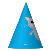 猫の誕生会 パーティーハット (左)