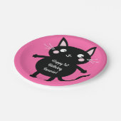 猫の誕生会 ペーパープレート (アングル)