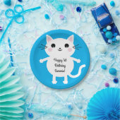 猫の誕生会 ペーパープレート (パーティー)