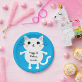 猫の誕生会 ペーパープレート (パーティー)