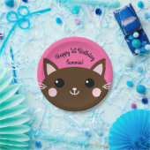 猫の誕生会 ペーパープレート (パーティー)