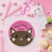 猫の誕生会 ペーパープレート (パーティー)