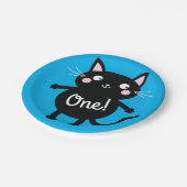 猫の誕生会 ペーパープレート (アングル)