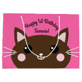 猫の誕生会 ラージペーパーバッグ (裏面)