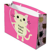 猫の誕生会 ラージペーパーバッグ (裏面アングル)