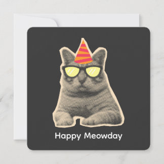 猫の誕生日おめでとう 招待状