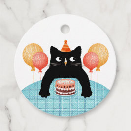 猫の誕生日と風船 フェイバータグ