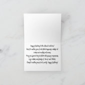 猫の誕生日カード カード (内部)