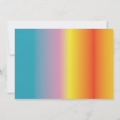 猫の誕生日パーティー招待おもしろいペットお祝い 招待状 (裏面)