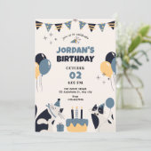 猫の誕生日パーティー 招待状 (スタンド正面)