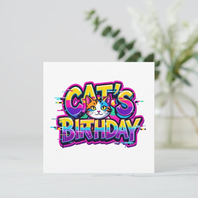 猫の誕生日レインボーグリッチ (スタンド正面)