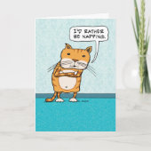 猫の誕生日 カード (正面)