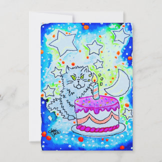 猫の誕生日 カード