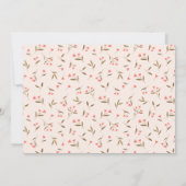 猫の誕生日 招待状 (裏面)