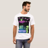 猫の誘致 Tシャツ (正面フル)