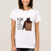 猫の説明 Tシャツ (正面)