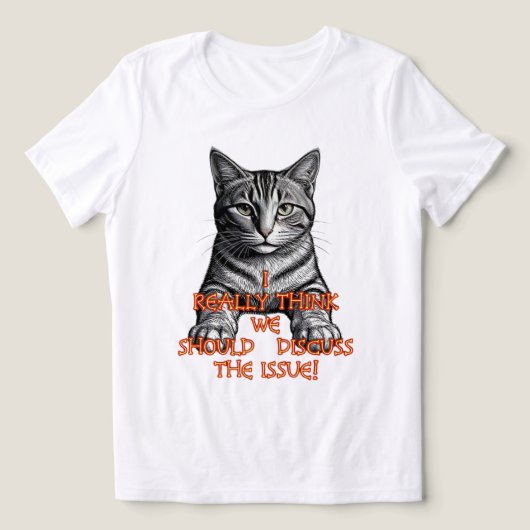 猫の論理 トライブレンドTシャツ (デザイン正面)