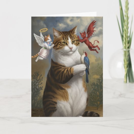 猫の議論 カード (正面)