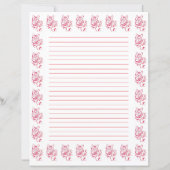 猫の赤と白プリントが並ぶ文房具 (正面)