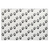 猫の足のプリント ファブリック (ファットクウォーター)