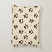 猫の足スタンプ枕 アクセントクッション (裏面(縦))