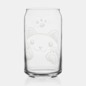 猫の足跡 ガラス缶 (裏面)