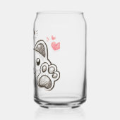 猫の足跡 ガラス缶 (左)