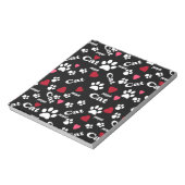 猫の足跡 ノートパッド (回転)