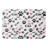 猫の足跡 バスマット (正面)