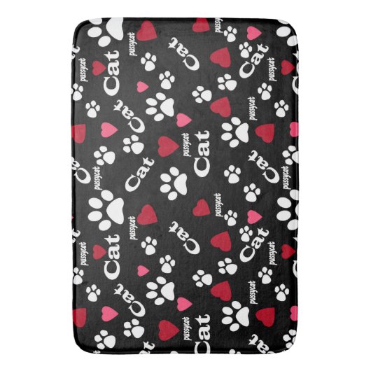 猫の足跡 バスマット (正面縦)