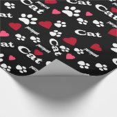 猫の足跡 ラッピングペーパー (角)
