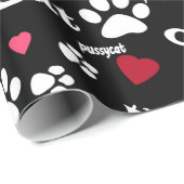 猫の足跡 ラッピングペーパー (ロールコーナー)