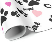 猫の足跡 ラッピングペーパー (ロールコーナー)