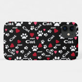 猫の足跡 Case-Mate iPhoneケース (裏面(横))