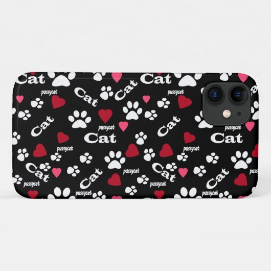 猫の足跡 Case-Mate iPhoneケース (裏面(横))