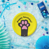 猫の足 ペーパープレート (パーティー)