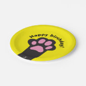 猫の足 ペーパープレート (アングル)