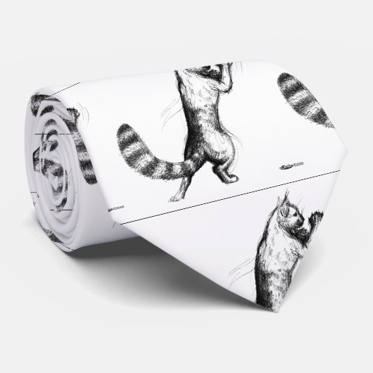 猫の跳ね上げ2 ネクタイ (ロール)